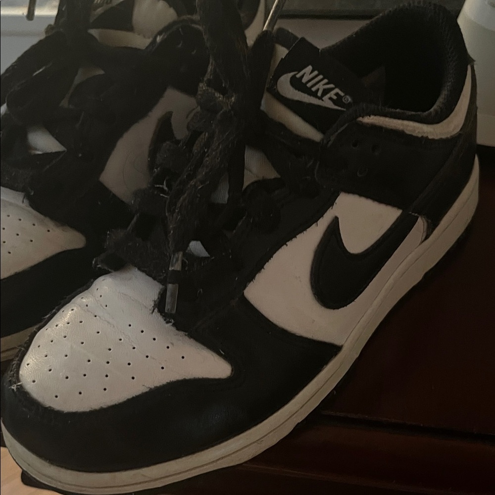 Panda Dunks - Nike Kids Black and White Sneakers